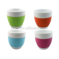 220cc belly shape cup cappuccino with silicone band